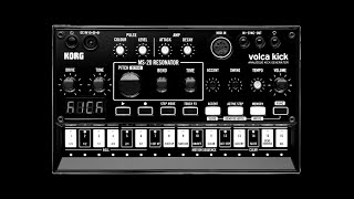 Korg Volca Kick  Tekno Kick [upl. by Atiuqrahc]