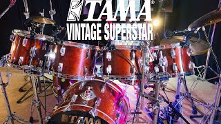 Vintage TAMA Superstar kit [upl. by Ashwell]