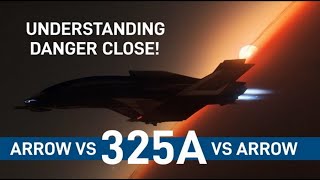 325A vs Arrow understanding TOO CLOSE [upl. by Yrrehc]