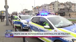 01 PESTE 240 DE AUTOVEHICULE CONTROLATE DE POLIȚIȘTI [upl. by Hock]