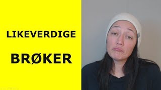 LIKEVERDIGE BRØKER 7klasse [upl. by Cassiani]