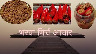 राजस्थान का फेमस भरवा मिर्च आचार how to make bharva mirch achar [upl. by Anatole]