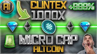 CLINTEX 1000X INSANELY BULLISH EXTREMELY LOW CAP UNDISCOVERED ALTCOIN PUMP SOON ALERT DONT MISS [upl. by Nivej750]