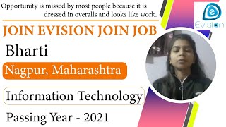 Bharti Maharashtra believes in quotJoin Evision Join Jobquot with 100 placement guarantee  Evision [upl. by Avin]