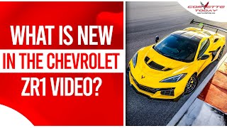 What Is New In The Chevrolet ZR1 Video  Chevrolet ZR1 Release CORVETTE TODAY 235 [upl. by Eelinnej65]