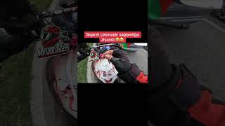 Pulsuz siqaret tapmağın təzə üsulu😂 ironi motogp motoblogger automobile trending motovlog [upl. by Odnumyer]