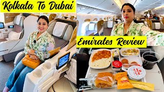 Emirates Economy Class Review✈️  Kolkata To Dubai  Emirates Flight Experience✈️ [upl. by Warila]