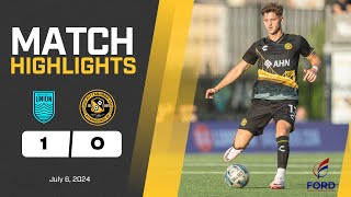 Pittsburgh Riverhounds vs Monterey Bay FC Match Highlights 7624 [upl. by Khajeh]