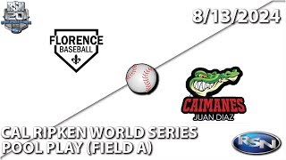 Florence vs Panama 2024 Cal Ripken 10U World Series Pool Play Game 40 Field A  81324 [upl. by Lohner]