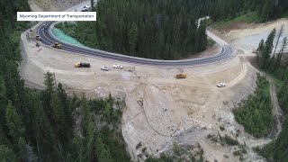 Teton Pass reopens connecting Idaho and Wyoming [upl. by Zzahc137]