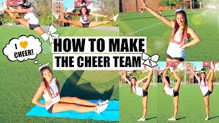 How To Make the Cheer Team  Tips amp Advice [upl. by Dunstan]