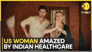 American vlogger praises Indian healthcare says its incredible  WION [upl. by Auberbach]