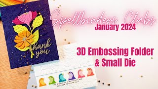 Spellbinders Small Die of The Month  January  Sitting Pretty [upl. by Rollo114]