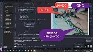 ESP32 connect HMI MITSUBISHI Modbus RTU  Comunication RS232 [upl. by Zetnauq]