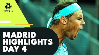 Nadal Returns Sinner Tsitsipas amp Zverev In Action  Madrid 2022 Day 4 Highlights [upl. by Conard]