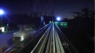 Stealth  Front Row In Dark POV 1080P THORPE PARK FRIGHT NIGHT 2011 [upl. by Alburg]