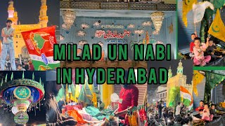 MILAD UN NABI IN HYDERABAD  2024  MILAD JULOOS  MILAD PROCESSION [upl. by Morse]