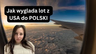 JAK WYGLADA LOT Z USA DO POLSKI [upl. by Laram]