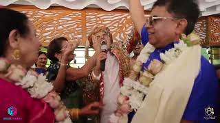 Wedding Anniversary Anchor Girish Sharma Performing at Anantara Maldives [upl. by Edyak878]