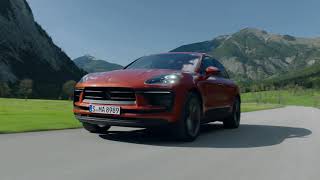 2022 Porsche Macan S Papaya Metalic  Highlights and Driving Footage [upl. by Elaina]