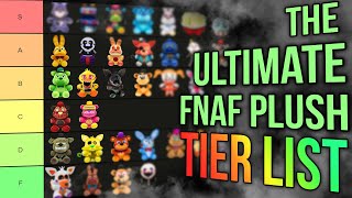 SLYP1Es Ultimate FNAF Plush Tier List 2022 FACECAM [upl. by Gnud]