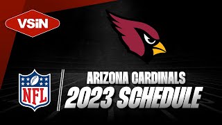 Arizona Cardinals 2023 NFL Schedule Release  VSiN Tonight [upl. by Eziechiele]