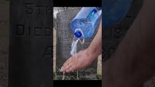 INCREDIBLE Headstone Cleaning Results After 42 Days Using Wet And Forget [upl. by Pauletta]