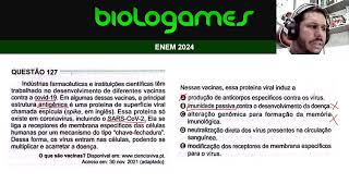 ENEM 2024  PROVA VERDE  Questão 127 [upl. by Dickenson]