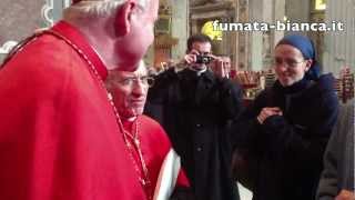 Conclave i cardinali dopo la messa [upl. by Mehala]