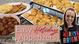 EASY HOLIDAY APPETIZERS  QUICK PARTY FOOD RECIPES  HOLIDAY PARTY APPETIZERS [upl. by Teddy266]