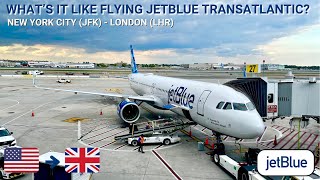 REVIEW  JetBlue Airways  New York City JFK  London LHR  Airbus A321neo  Economy [upl. by Fran]