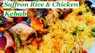 How To Make Saffron Rice  Quick amp Easy Saffron Rice Recipe [upl. by Oicneconi]