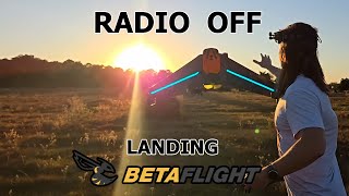 Radio OFF  Wing  Betaflight RTH test [upl. by Markos860]