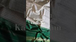 Classic kattam Kanjivaram Silk Saree [upl. by Kcirrad41]