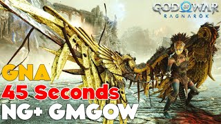 Gna in 45 Seconds on NG GMGOW No Damage  God of War Ragnarok [upl. by Ashlan]