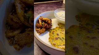 Mooli methi makke ka paratha paratha shorts shortsfeed shortvideo youtubeshorts yummy [upl. by Bonni]