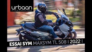 Essai Sym Maxsym TL 508  2022  urbaanews [upl. by Eirehs]