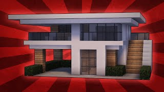 Minecraft How To Build A Small Modern House Tutorial 10 [upl. by Serica72]