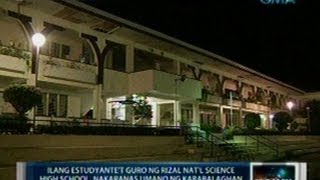 Saksi Ilang estudyantet guro nakaranas umano ng kababalaghan sa lugar na isang dating sementeryo [upl. by Uehttam520]