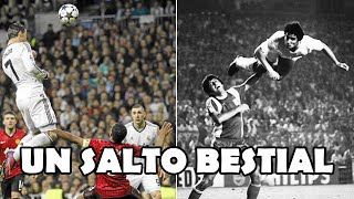 El salto más ANIMAL de la historia del fútbol Cristiano Ronaldo vs Santillana [upl. by Marucci]