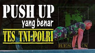 PUSH UP TES TNI POLRI [upl. by Aieki]