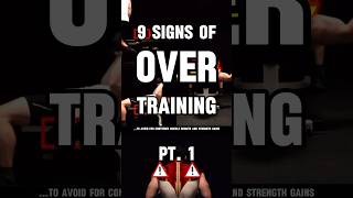 9 Signs of Overtraining Pt 1 fitness weightlifting gym workout [upl. by Leakcim]