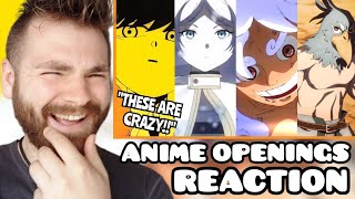 First Time Reacting to NEW ANIME OPENINGS  2024 SUB EDITION  ANIME REACTION [upl. by Baniez]