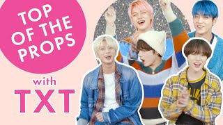 TXT sing One Direction BTS and Jessie J in a game of Top of the Props  Cosmopolitan UK [upl. by Nahtonoj]