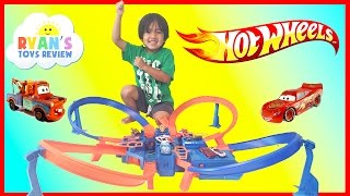 Hot Wheels Criss Cross Crash Track Motorized Toys Cars for Kids [upl. by Ennahoj39]