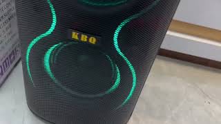 KBQ2430 60W Bluetooth Party Speaker with Mic – Unboxing and Music Demo bluetoothspeaker [upl. by Yl319]