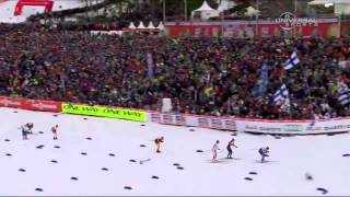 Women 4th in Worlds 4x5 Relay  Falun 2015 [upl. by Earle]