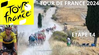 TOUR DE FRANCE 2024  ETAPE 14 PAUSAINTLARYSOULAN PLA DADET [upl. by Issi]