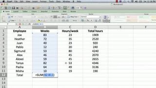 How to Make a Totaling Column Formula in Excel  Using Microsoft Excel [upl. by Aihsirt]