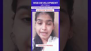 Web Development Training in Noida  Trainees Feedback  Harshita Rathod  Python Programming [upl. by Acinoj]